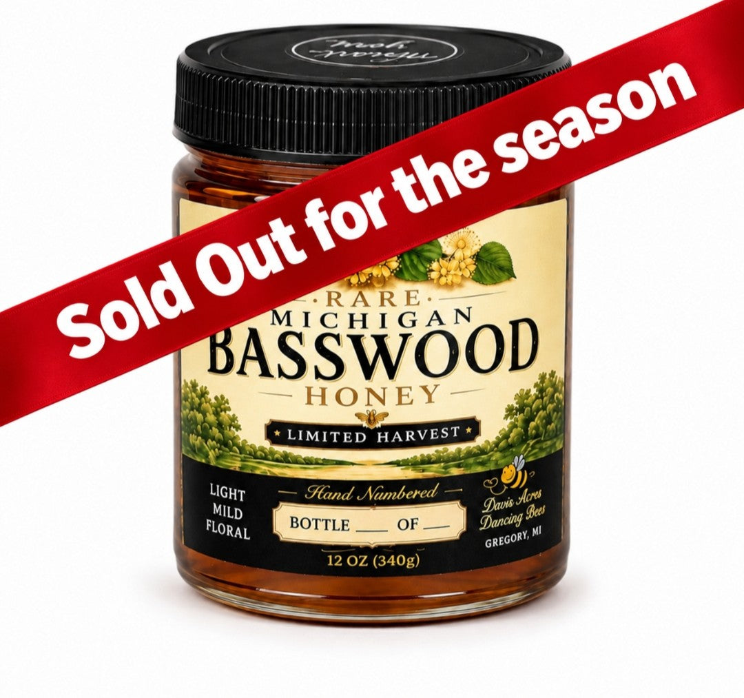 Rare Michigan Basswood Honey