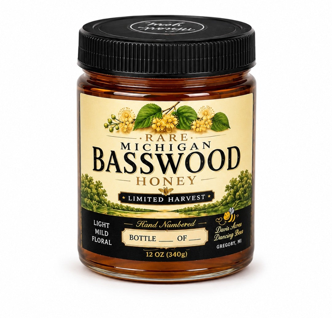 Rare Michigan Basswood Honey