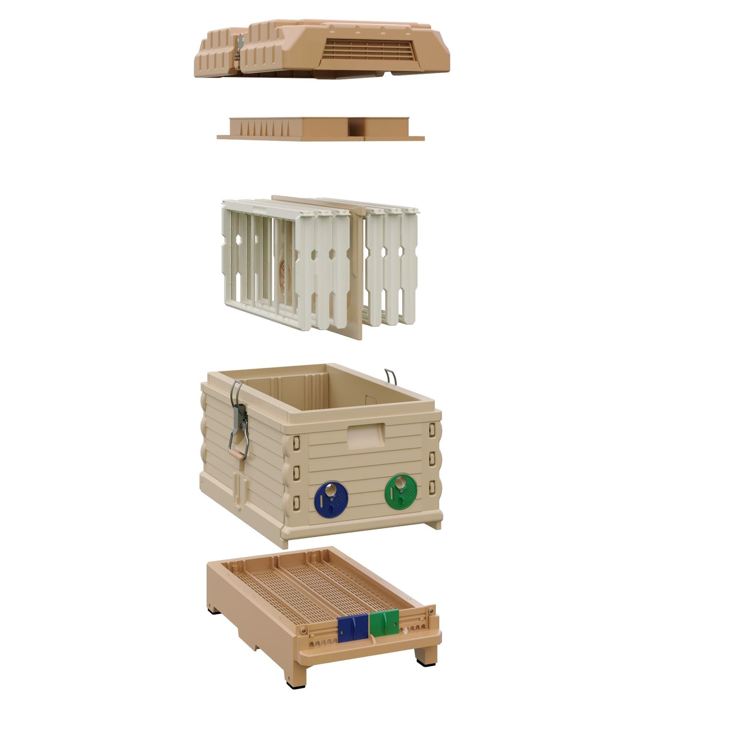 7 Frame NUC Insulated Bee Hive Set