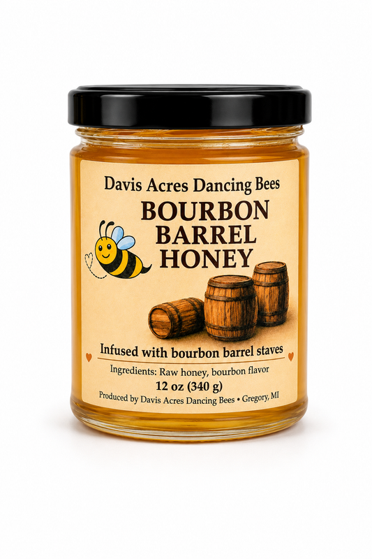Bourbon Barrel Honey | Raw Infused Honey
